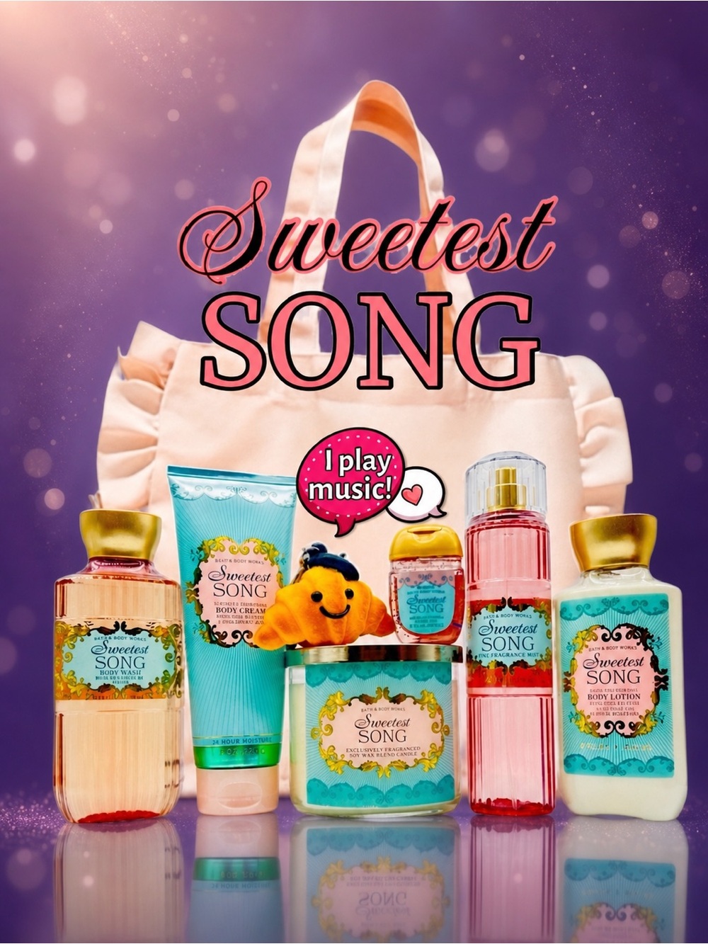 BBW Sweetest Song 8-Pc Set + Musical Croissant